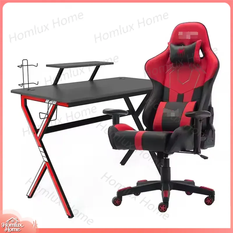 Desk Setup L Shaped - Bureau de jeu ergonomique en forme