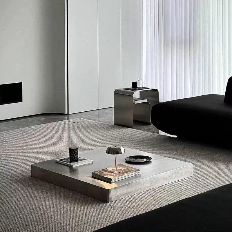 Table d'angle en acier inoxyda - Desk Setup Minimalist avis et prix