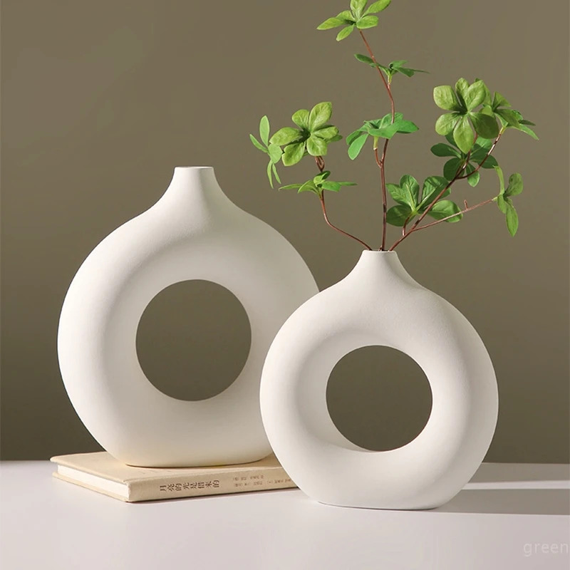 Vase créatif en forme de beign - Desk Setup Minimalist avis et prix